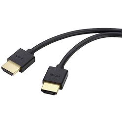 Speaka Cavo di Collegamento HDMI Professionale HDMI A Maschio 2.00 m Nero Ultra HD (8K), HDMI ad Alta velocità, F