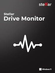 Stellar Drive Monitor 11 - Software de monitorización avanzada de la salud de la unidad | Standard | 1 Dispositivo | 1 Año | Código de activación PC enviado por email