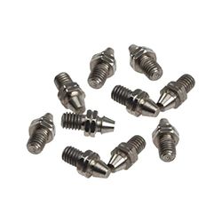 RFX Reposapiés Pro Reposapiés con tornillos de repuesto (10 piezas) de acero inoxidable