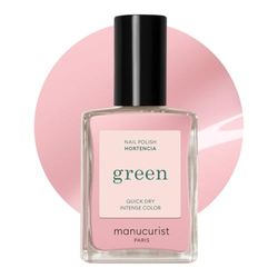 MANUCURIST • Green Smalto Unghie Rosa Chiaro • Smalto classico 9-Free • Vegano e di Origine Biologica (84%) • Manicure professionale • 15ml (HORTENCIA)
