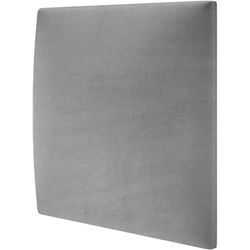 mollis homelike interiors Piatto imbottito Quadrato 30 x 30 cm, Schiuma, Grigio Chiaro