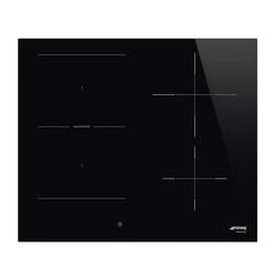 SMEG SI1M4644D, Placa de inducción UNIVERSAL, Black glass