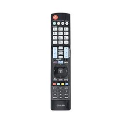 Common TV CTVLG01 comando à distância universal para controlo remoto de televisores LG, sem configuração, ergonómico