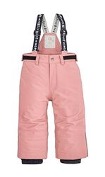 first instinct by killtec FISW 33 MNS Ski PNTS Sci/Pantaloni Funzionali con Bretelle e ghetta antineve, Hellpink, 98-104 cm Unisex