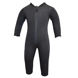 Splash About Unisex Baby Thermaswim One Piece Swimsuit, Black, 6-12 Months EU