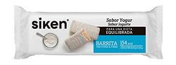 Siken barrita snack - Barrita de yogur de 40 g, 170 Kcal/barrita, Ayuda a controlar tu peso, Aporta fibra, vitaminas y minerales (Paquete de 6)