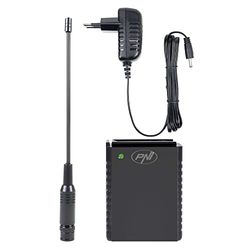 Kit batteria PNI PB-HP62 1500mAh Li-Ion più alimentatore 230V e antenna BNC per radio CB PNI HP 62