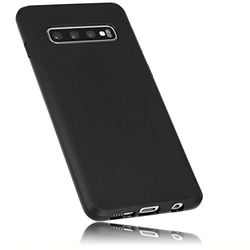 mumbi Mobiltelefonfodral kompatibelt med Samsung Galaxy S10, mobilskal, svart