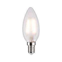 Paulmann 28610 Lampadina LED candela lampadina da 3 Watt opaco lampadina a bulbo illuminazione 2700 K E14