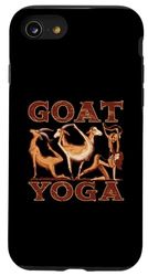 Carcasa para iPhone SE (2020) / 7 / 8 Divertido entrenamiento de postura de yoga de cabra