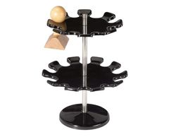 Maul redondo versión Premium soporte de sello sellos de metal rack para -, color negro 18 Stamps