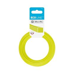 Cellfast Filo da Taglio Fil De Débroussailleuse Renforcé per Decespugliatori E Tagliaerba Filo per Decespugliatore Eco Quadrato 3,0 mm 15 m