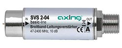 Axing SVS 2-04 satellietlijnversterker inline breedband (10dB, 47-2200 MHz)