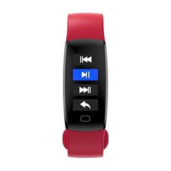 Monkeylectric Unisex Smartwatch FitQ-Streamline Sharpe Red, one size