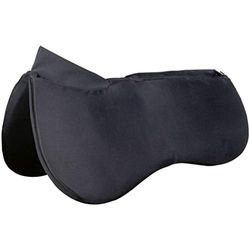 HKM Tapis de Selle en Mousse à mémoire de Forme 9100 Noir Poney