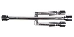 SIXTOL CROSS WRENCH 1 Llave de cruz plegable para coche, 17-19-21-23 mm, llave cruzada para cambio seguro y rápido de neumáticos, cruz de rueda, llave de rueda para casi todos los coches comunes,