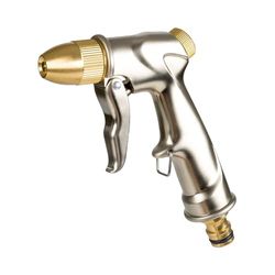 Cellfast Pistola per Irrigazione da Giardino Spruzzatore con Flusso d'Acqua Controllabile per Prato Fiori Piante Regolazione Continua Blocco del Funzionamento Continuo Robusto Brass