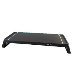 VoltShine Supporto per Monitor – Supporto a cavalletto con hub Integrato, 4 Porte USB, Design Robusto, Ideale per i Giocatori
