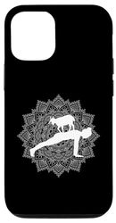 Carcasa para iPhone 14 Goat Yoga Meditación Zen Namaste Goat Yoga Chicas