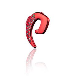 L9 Fashion Mini teléfono de 0.8 pulgadas Bluetooth Auricular Teléfono Marcador Bluetooth (Rojo)