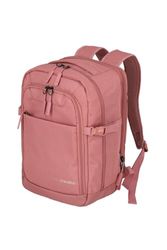 Travelite Handbagage-rugzak, laptoprugzak van 13 inch, kick off, cabin rugzak, praktische rugzak met opsteekfunctie, 40 cm, 20-23 liter, roze, 40 EU, Klassiek