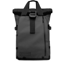 WANDRD PRVKE 21L Camera Bag Weather-Resistant Padded Camera Rucksack with Expandable Roll Top (PK21-BK-PB-3)