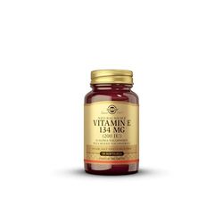 Solgar Vitamin E - Natural Source - 134 mg (200 IU) - Antioxidant - Immune System - d-Alpha Tocopherol - 50 Softgels (Packing May Vary)