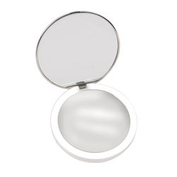 STYLPRO Flip 'n' Charge LED Mirror with Power Bank for Phones, Rechargeable, Handheld + Compact Mirror, Portable, 3 x Magnification