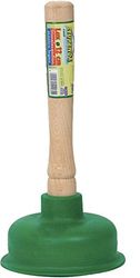 La Briantina 1 x Sink Drain, Wood Rubber, Green, Diametro 12 cm