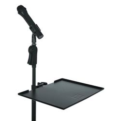 Gator Frameworks Microfoonstatief Klembaar legbord 15" x 11" Oppervlakte met 10 Pond Gewichtscapaciteit, Zwart, 11" x 15" (GFW-SHELF1115)