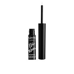 NYX Professional Makeup Epic Wear Semi-Permanent Liquid Liner, Longwearing, Waterproof, Eye Liner and Body Art, Matte Finish, Colour: White