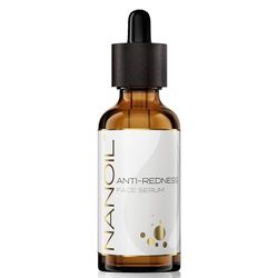 Nanoil Anti-Redness Face Serum 50ml - Soothing Serum for Couperose Skin, Redness Reduction, Relief and Calming Effect
