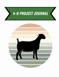 4-H Exhibitor Journal | Never forget a single show season!: 8.5. X 11in. | 75 color note pages