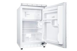 Respekta Frigorífico bajo encimera/en blanco/81,5 x 49,5 cm/82 L de capacidad útil/puerta reversible/patas ajustables/descongelación automática en la parte frigorífica/UKS110-11
