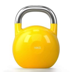 Technofit Kettlebell Professionele kogelhalter, professionele swinghalter in studiokwaliteit incl. workout | wedstrijdhalter kettlebell kogelhalter swinghalter rond gewicht in verschillende kleuren