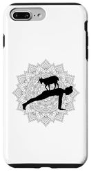 Carcasa para iPhone 7 Plus/8 Plus Goat Yoga Yoga Meditación Zen Namaste Goat Yoga Chicas