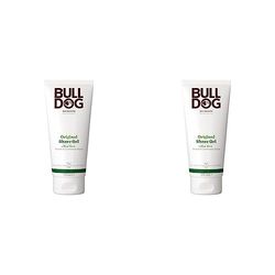 Bulldog Mens Skincare and Grooming Bulldog Original Shave Gel, 175 ml (Pack of 2)