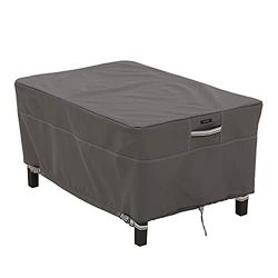 Classic Accessories 55-167-045101-EC Ravenna Housse rectangulaire de qualité supérieure pour mobilier d'extérieur avec Tissu Durable et résistant à l'eau Taupe Taille L