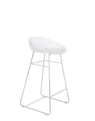 Kartell Smatrik Stool, Sgabello, Cristallo con struttura cromata