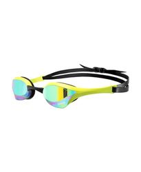 arena Cobra ultra swipe spegel unisex vuxen racing simglasögon, simbassäng glasögon med böjda spegellinser, anti-dimma, UV-skydd, 5 utbytbara näsbroar