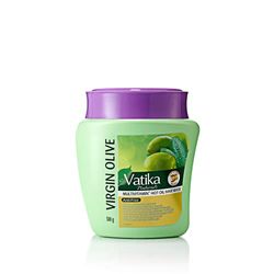 Vatika Naturals Multivitamin Virgin Olive Hair Mask - 500g | Hot Oil Treatment Enriched With Multivitamin | Sweet Almond & Henna Extracts For Anti-Frizz Hair Treatment