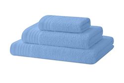 Degrees home - Bath Towel Set - Shower Towel, Hand Towel and Bidet Towel - 100% Cotton - 480 g/m2