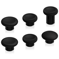 Metalowe Pałeczki eXtremeRate 6 w 1 do Kontrolera Xbox Elite Series 2, Swap Magnetyczne Nakładki na Joysticki Drążka Analogowego do Kontrolera Xbox Elite 2 Core (model 1797) - Czarny