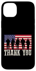 Thank You Veterans American Flag Case for iPhone 14 Plus
