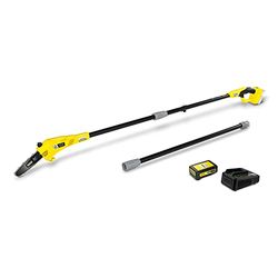 Kärcher 18v Cordless Pole Saw PSA 18-20 Battery Set, incl. 18v/5 Ah battery and fast charger, blade length: 20 cm, length: up to 2.90 m, automatic chain lubrication, power: Max. 160 cuts