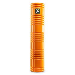 Trigger Point Grid 2.0, Rouleau en Mousse Avec Instrusctions Vidéos en Ligne, Massage Pronfond des Tissus Muscluclaires, Orange, 26''/66cm