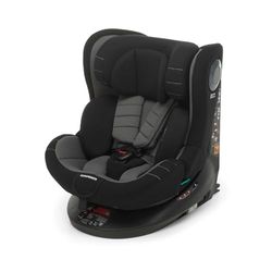 Foppapedretti FP360 Quick i-Size, Siège pivotant à 360° pour enfants de 40 à 150 cm de hauteur, 0 à 12 ans, conforme ECE R129, fixation Dualfix (Isofix et non), Safe Body Protection, Black