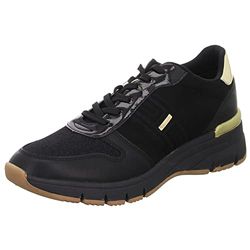 Tamaris Sneaker 1-1-23785-29 Talla 36,Color Black/Gold, Zapatillas Mujer, EU