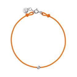 ICE Jewellery - Diamond bracelet - Cord Neon orange (021098)