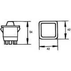 HELLA 6GM 500 212-012 Interruptor - Acionamento por pressão - 12 V